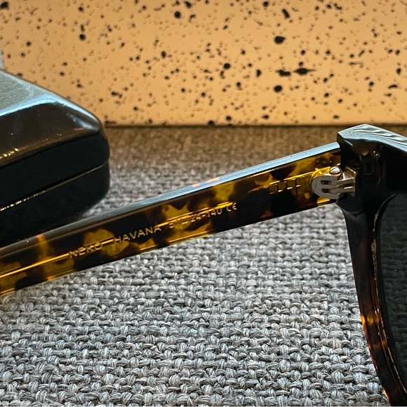 Monokel Neko Havana Sunglasses - Green Lens - Picture 6 of 9
